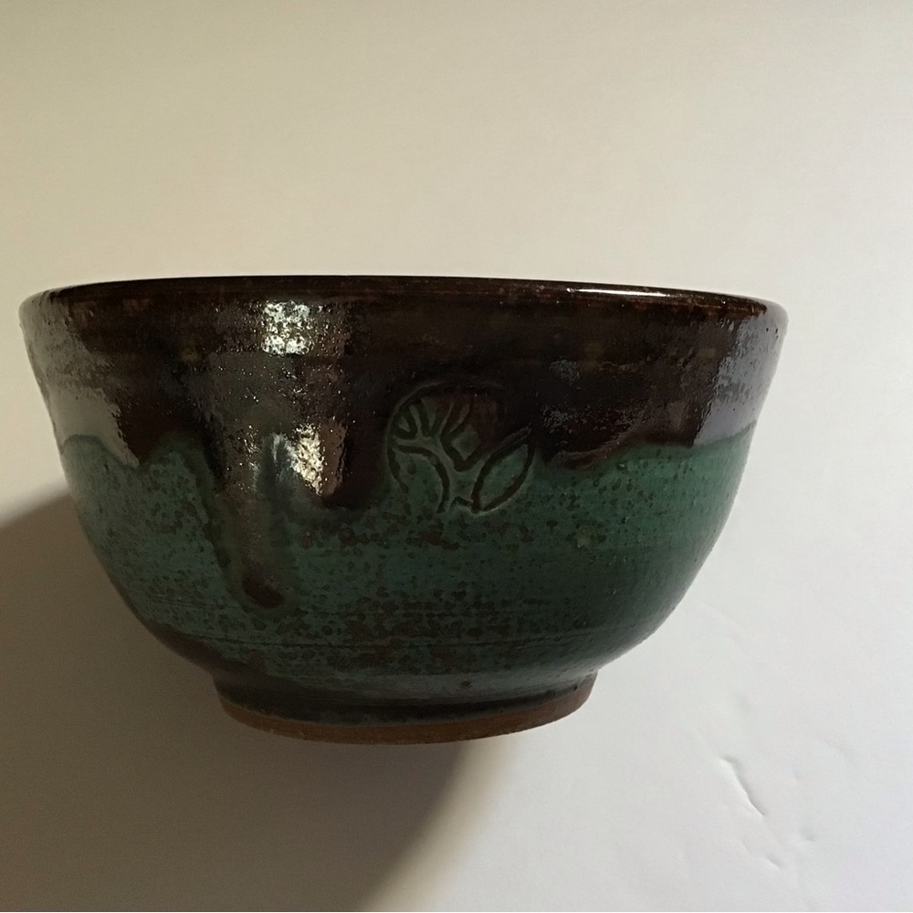 Beautiful hand thrown ceramic soup bowl